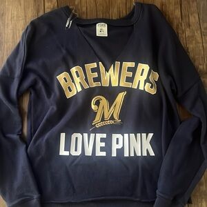 S PINK brewers pullover